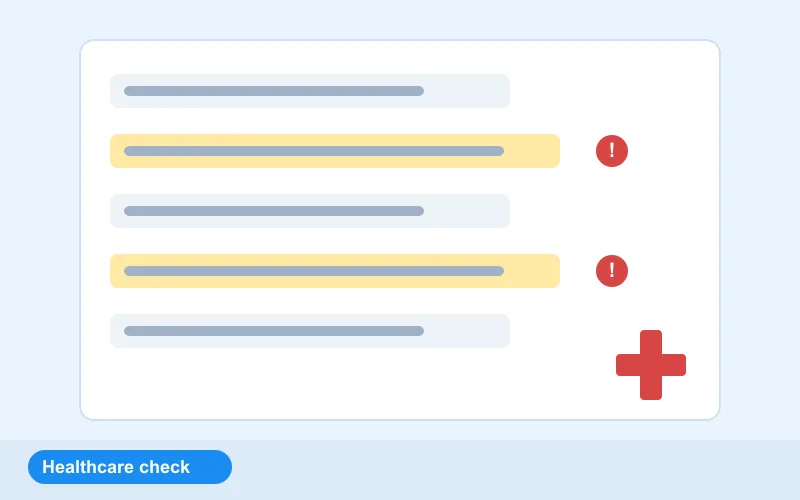 3D view of the Check the AI's work: healthcare level in the AI Workbench