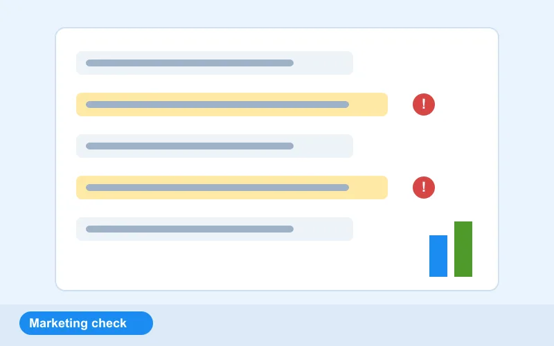3D view of the Check the AI's work: marketing level in the AI Workbench