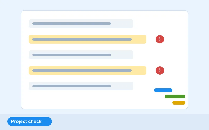 3D view of the Check the AI's work: project management level in the AI Workbench