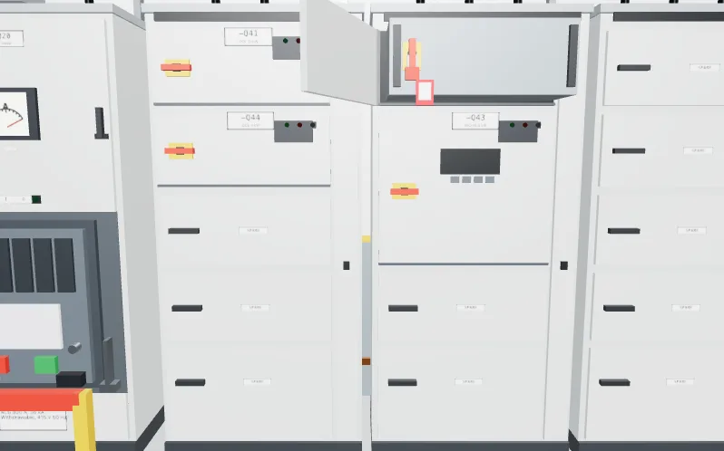 3D view of Safe isolation of an MCC bucket