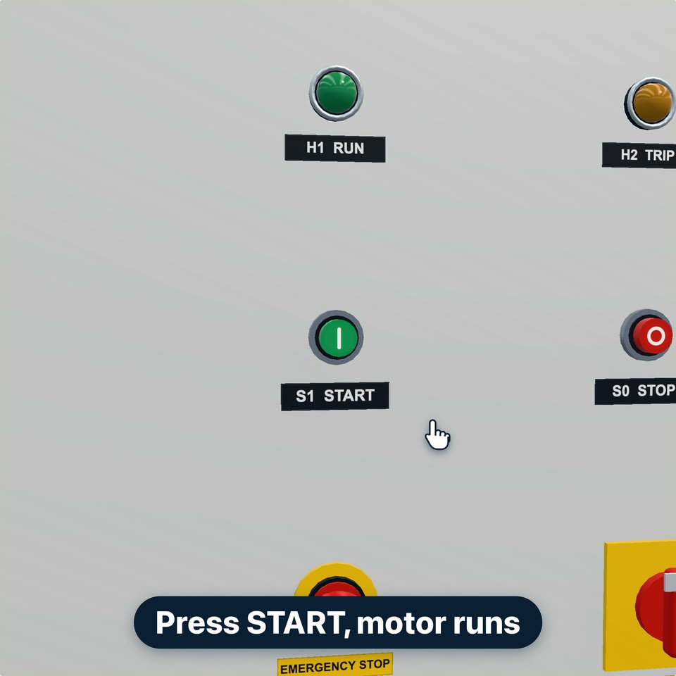 Press START and the motor runs | EDWartens Lab